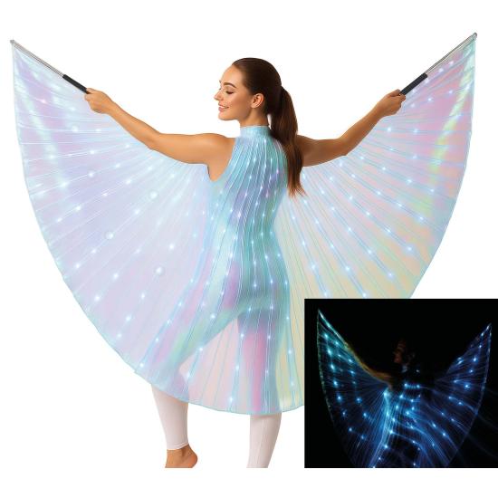 Capa iris con varillas y luz LED – 140 cm Capa iris con varillas y luz LED – 140 cm