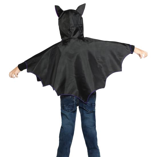 Capa Murciélago para niños de 3 a 5 años Capa Murciélago para niños de 3 a 5 años