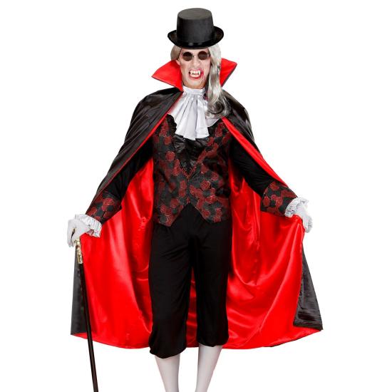 Capa Negra-Roja Forrada de Raso de 135 cms Unisex Capa Negra-Roja Forrada de Raso de 135 cms Unisex