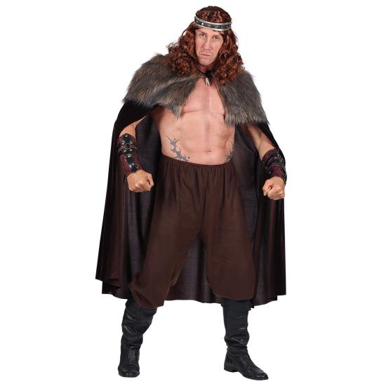 Capa para Disfraz Marrón con Cuello Peluche 1250cms Capa para Disfraz Marrón con Cuello Peluche 1250cms