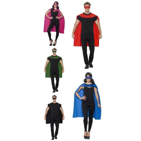 Capa Superhéroes con Antifaz Unisex Capa Superhéroes con Antifaz Unisex