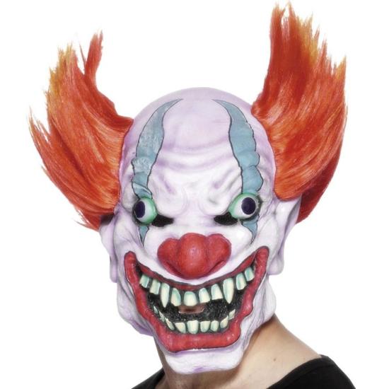 Careta de payaso, Para la cabeza, látex Careta de payaso, Para la cabeza, látex