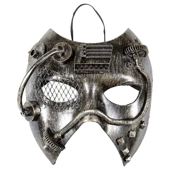 Careta Steampunk Plata Careta Steampunk Plata