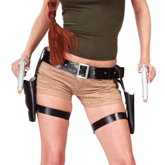 Cartuchera Doble con Pistola Lara Croft Cartuchera Doble con Pistola Lara Croft
