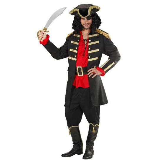 Casaca Negra  y Sombrero Pirata o Capitán Casaca Negra  y Sombrero Pirata o Capitán
