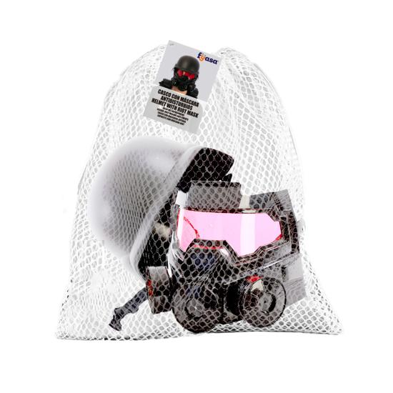 Casco con Máscara Antidisturbios para Disfraz SWAT Casco con Máscara Antidisturbios para Disfraz SWAT
