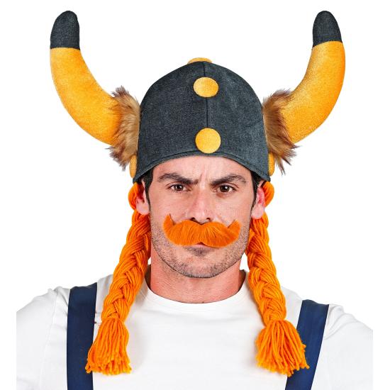 Casco de Galo Obelix con Trenzas Casco de Galo Obelix con Trenzas