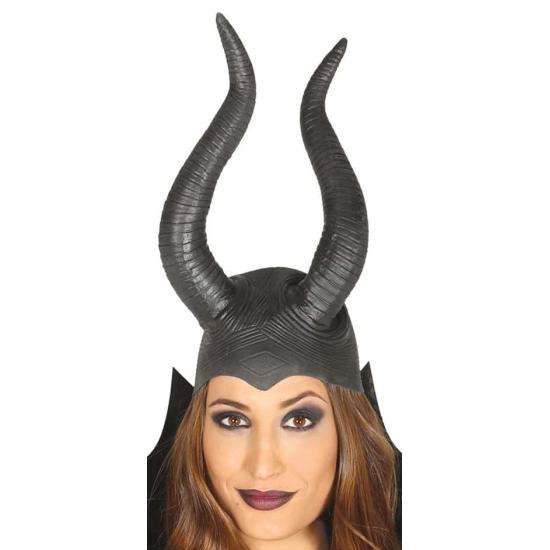 Casquete Cuernos Maléfica de Latex Casquete Cuernos Maléfica de Latex