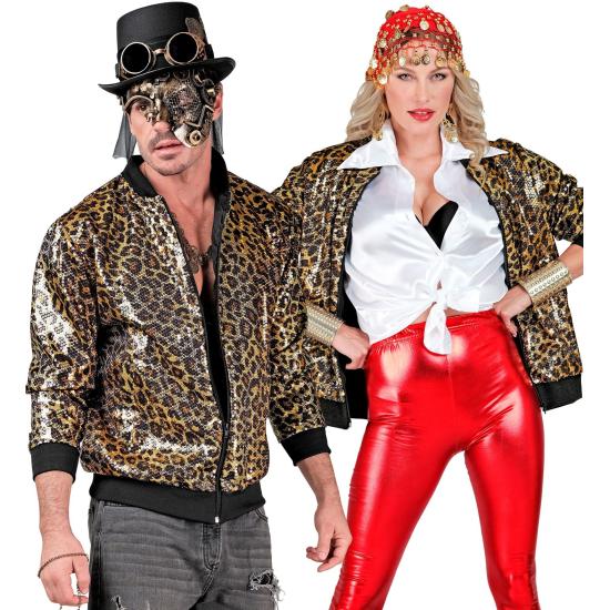 Cazadora Bomber de Lentejuelas en color Leopardo Cazadora Bomber de Lentejuelas en color Leopardo