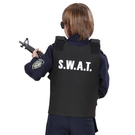 Chaleco antibalas para disfraces S.W.A.T infantil * Chaleco antibalas para disfraces S.W.A.T infantil *