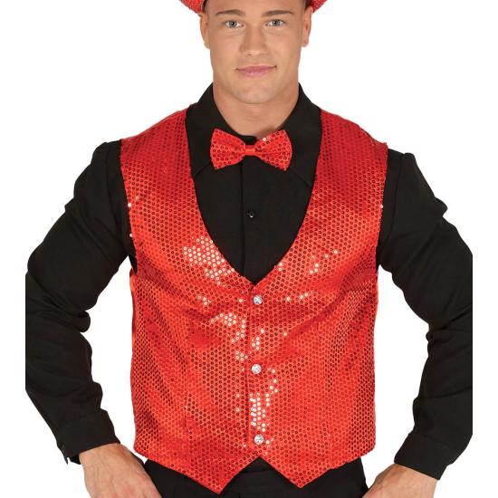 Chaleco de Lentejuelas Rojo para hombre Chaleco de Lentejuelas Rojo para hombre