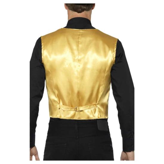 Chaleco Lentejuelas para Adultos Dorado ^ Chaleco Lentejuelas para Adultos Dorado ^