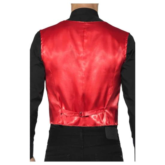 Chaleco Lentejuelas para Adultos Rojo ^ Chaleco Lentejuelas para Adultos Rojo ^