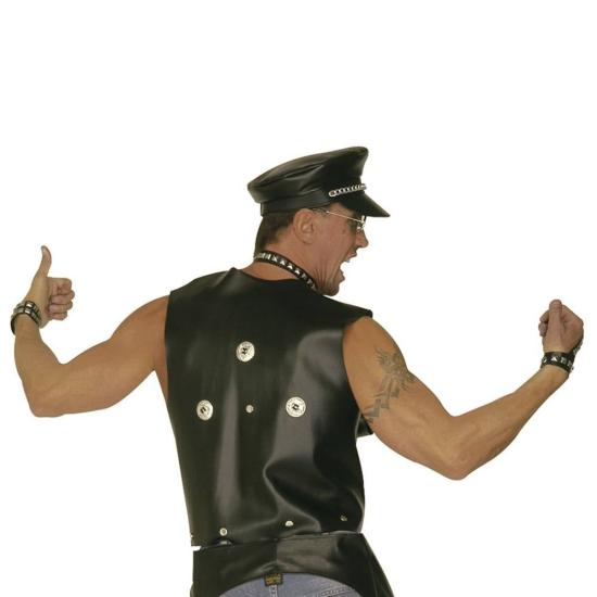 Chaleco Negro con Tachuelas de Malote . Chaleco Negro con Tachuelas de Malote .