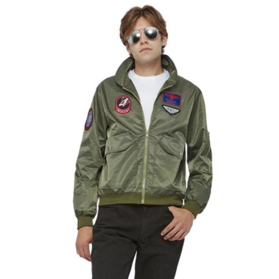 Chaqueta bómber de Maverick de Top Gun Chaqueta bómber de Maverick de Top Gun