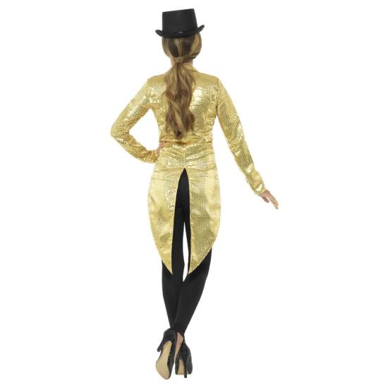 Chaqueta Lentejuelas Dorada adulta Chaqueta Lentejuelas Dorada adulta