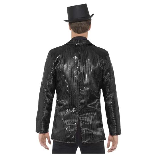 Chaqueta Lentejuelas Negra adulto Chaqueta Lentejuelas Negra adulto