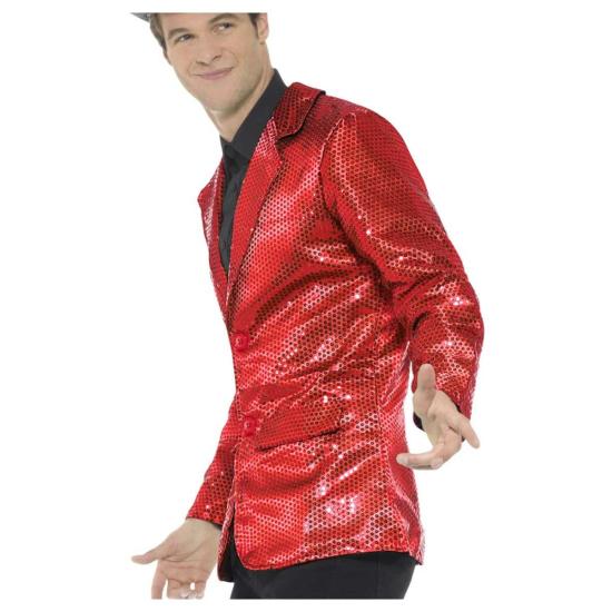 Chaqueta Lentejuelas Roja  adulto Chaqueta Lentejuelas Roja  adulto