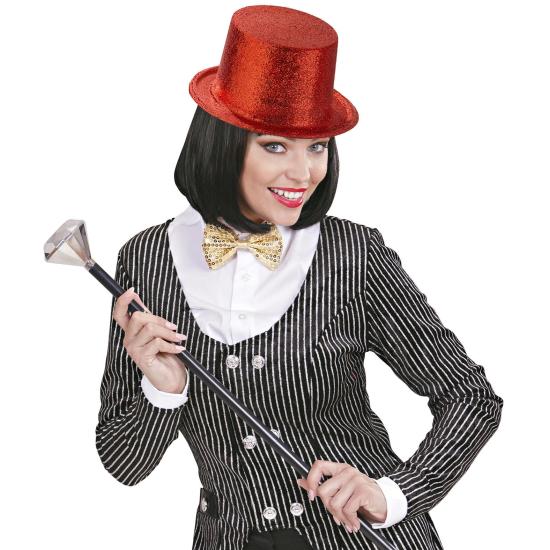 Chistera Brillante de Color Rojo Chistera Brillante de Color Rojo