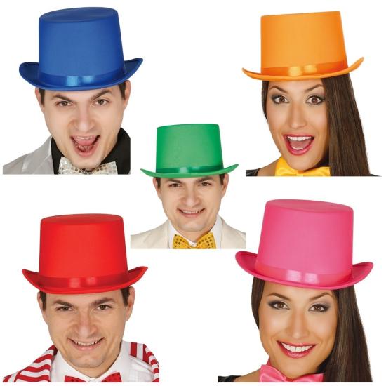 Chistera de colores surtidos 57 cm Chistera de colores surtidos 57 cm