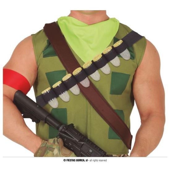 Cinta con 8 vasitos/balas para bebida Cinta con 8 vasitos/balas para bebida