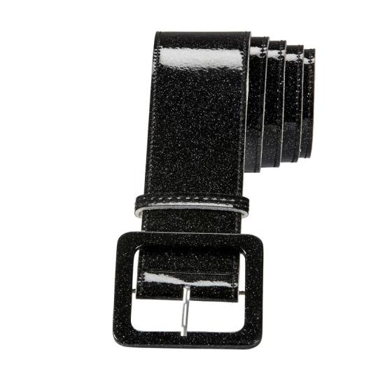 Cinturón Glitter negro 120 cm Cinturón Glitter negro 120 cm