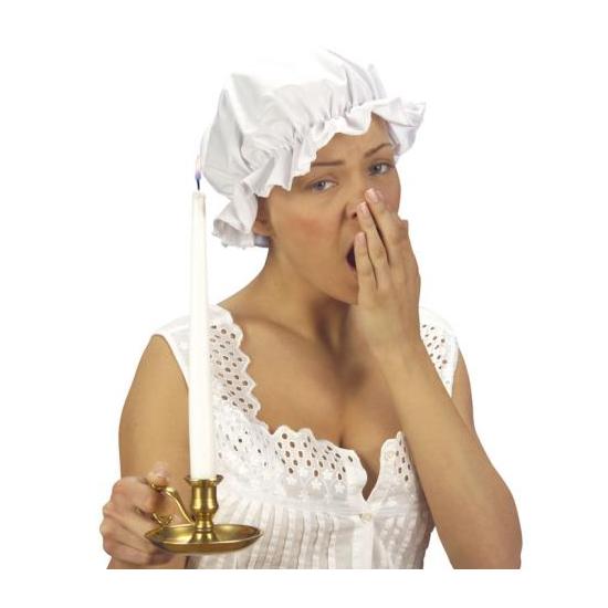 Cofia color blanca. Cofia color blanca.