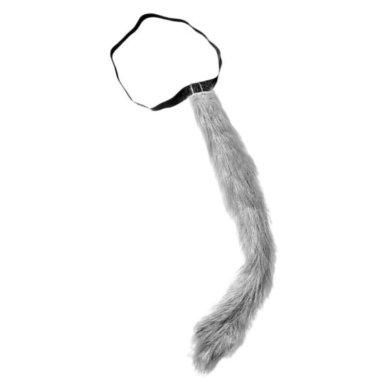 Cola de lobo peluche moldeable disfraz Cola de lobo peluche moldeable disfraz