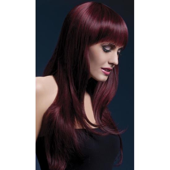 Colección Fever, Peluca Sienna, negra cereza, Colección Fever, Peluca Sienna, negra cereza,