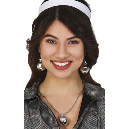 Collar Bola disco años 70 Collar Bola disco años 70