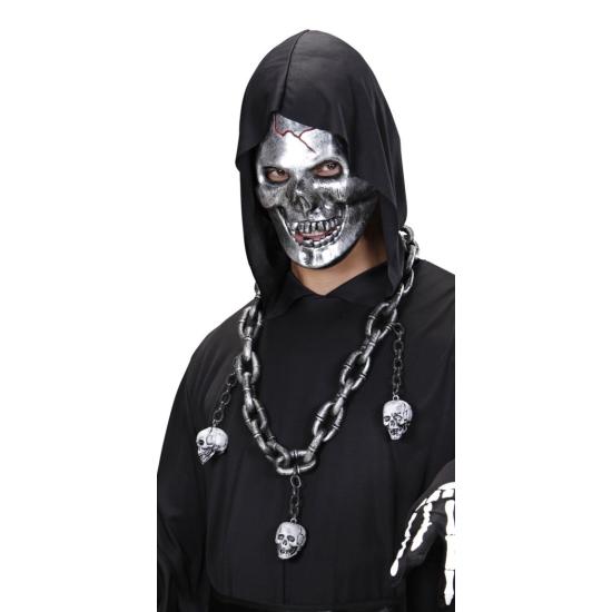 Collar Cadenas con Calaveras de Terror Collar Cadenas con Calaveras de Terror