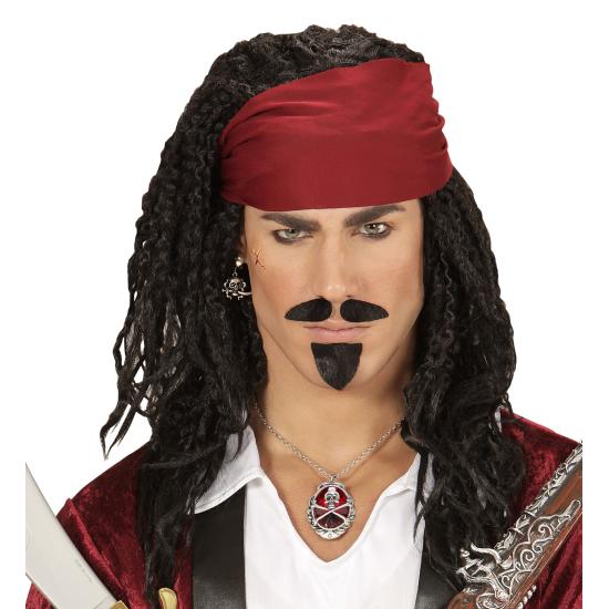 Collar Calavera con Rubí Rojo Collar Calavera con Rubí Rojo