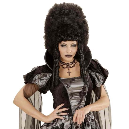 Collar Gótico con Cruz Colgante Perlas . Collar Gótico con Cruz Colgante Perlas .