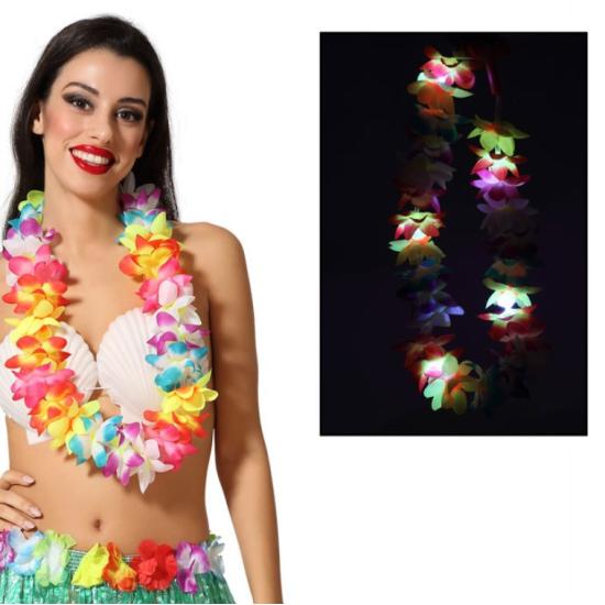 Collar Hawaiano con Luz Collar Hawaiano con Luz