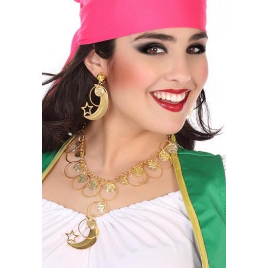 Collar y Pendientes Oro de Zíngara. Collar y Pendientes Oro de Zíngara.