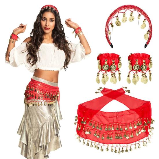 Conjunto Zingara o danza del vientre rojo Conjunto Zingara o danza del vientre rojo