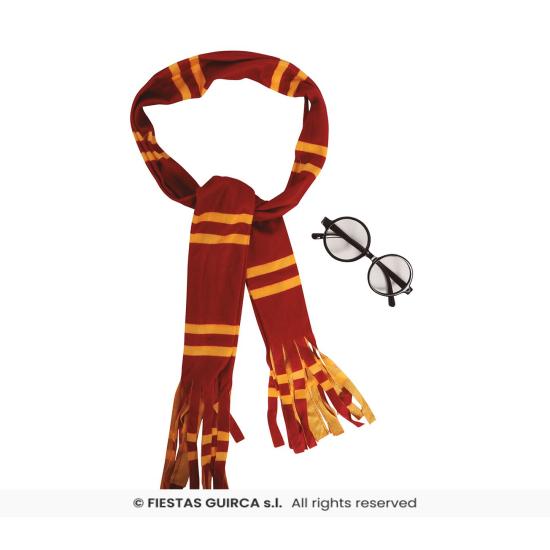 Conjunto de mago Harry  con gafas y bufanda Conjunto de mago Harry  con gafas y bufanda