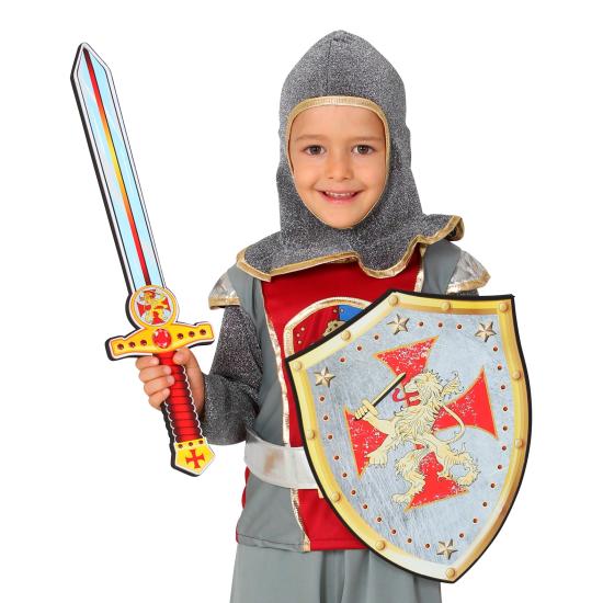 Conjunto Espada de Espuma y Escudo Caballero Conjunto Espada de Espuma y Escudo Caballero