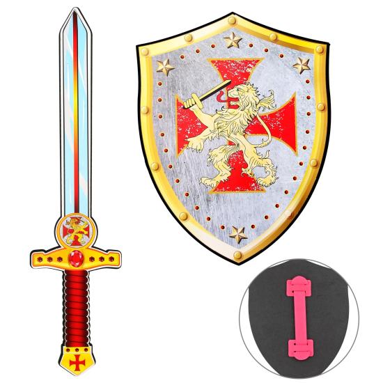 Conjunto Espada de Espuma y Escudo Caballero Conjunto Espada de Espuma y Escudo Caballero
