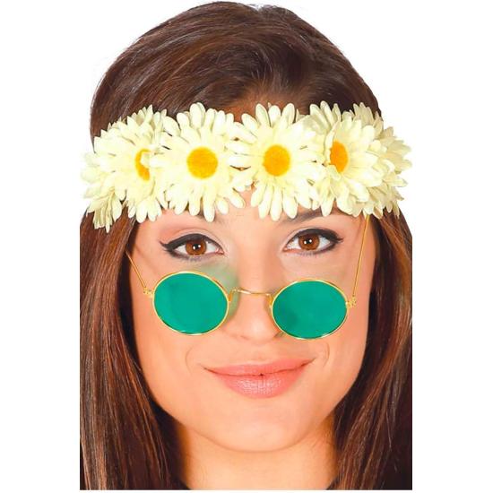 Corona de flores blancas adultos Corona de flores blancas adultos