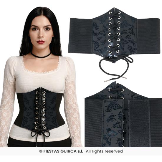 Corset para Mujer Adulta – Talla Única Negro Corset para Mujer Adulta – Talla Única Negro