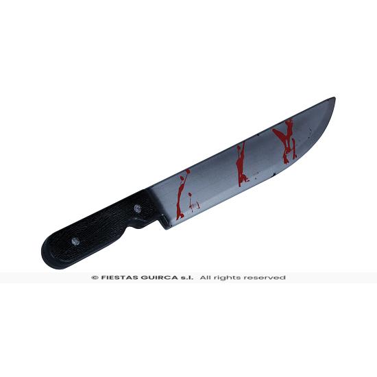 Cuchillo con sangre, 50 cms. Cuchillo con sangre, 50 cms.