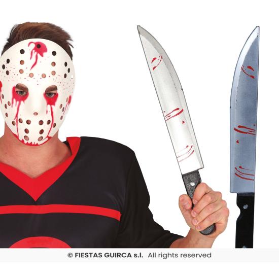 Cuchillo con sangre, 50 cms. Cuchillo con sangre, 50 cms.