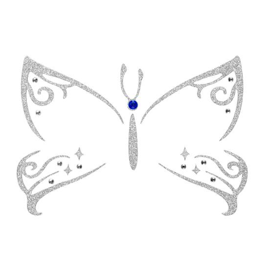 Decoración Adhesiva Cara  mariposas Decoración Adhesiva Cara  mariposas