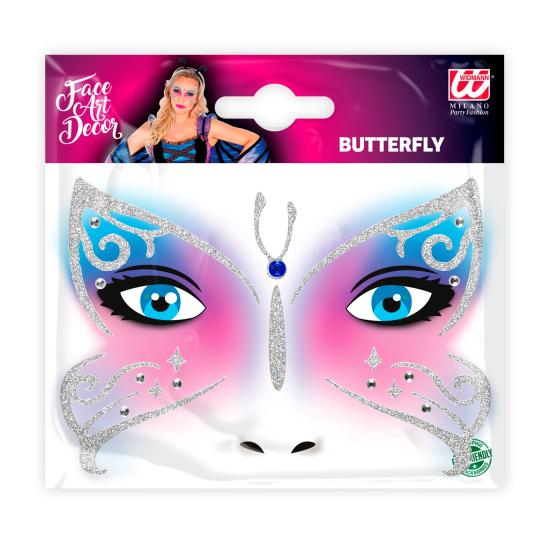 Decoración Adhesiva Cara  mariposas Decoración Adhesiva Cara  mariposas