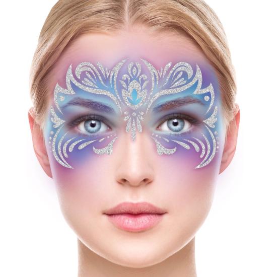 Decoración Adhesiva Cara Fantasía de Color Decoración Adhesiva Cara Fantasía de Color