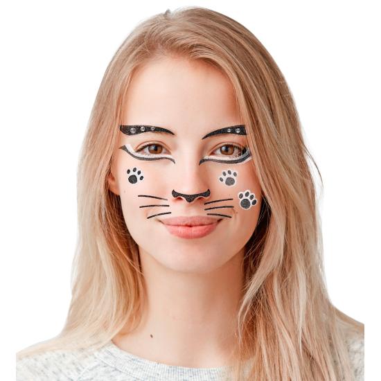 Decoración Adhesiva Cara gato Decoración Adhesiva Cara gato