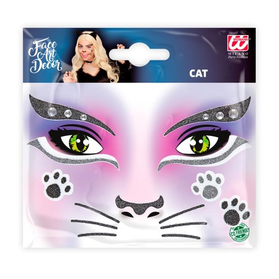 Decoración Adhesiva Cara gato Decoración Adhesiva Cara gato