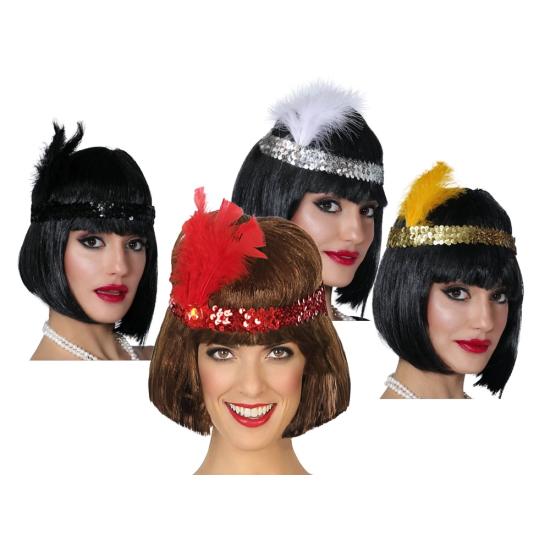 Diadema Charlestón  Pluma varios colores Diadema Charlestón  Pluma varios colores