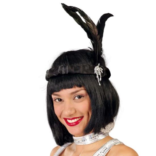 Diadema Charleston con Pluma Diadema Charleston con Pluma